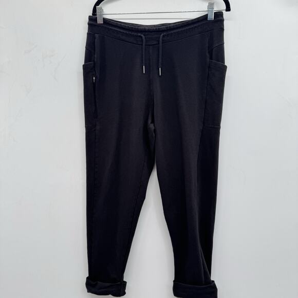 Patagonia Women's Organic Cotton Roaming Joggers Sz M** Black Pockets Soft 21185 - Picture 2 of 12